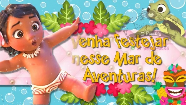 Convite animado moana baby on vimeo Convite animado moana baby on vimeo