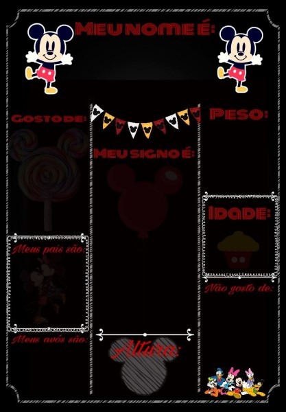Mickey chalkboard Mickey chalkboard