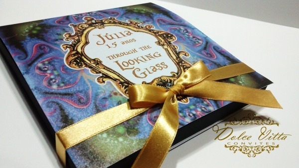 Dolce vitta convites convite de 15 anos tema alice através do Dolce vitta convites convite de 15 anos tema alice através do