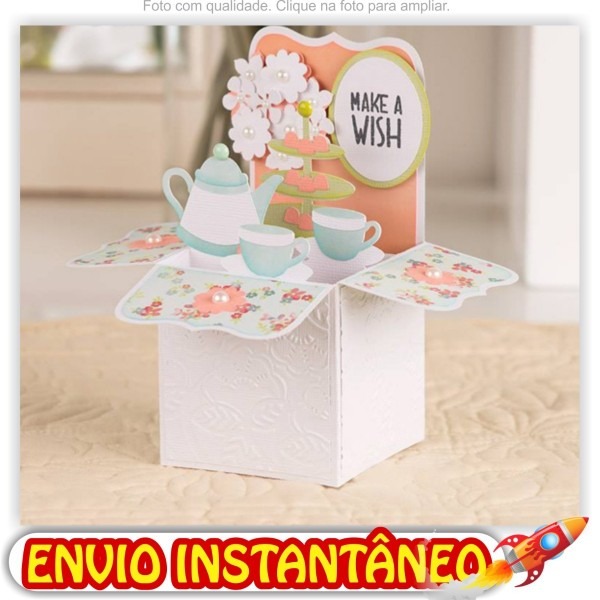 Arquivos silhouette convite box chá da tarde +4 modelos Arquivos silhouette convite box chá da tarde +4 modelos