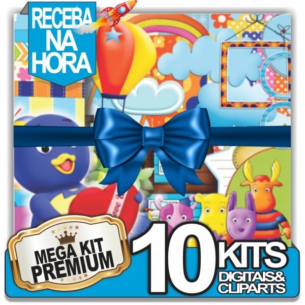 Backyardigans arte para convite personalizado envio imediato