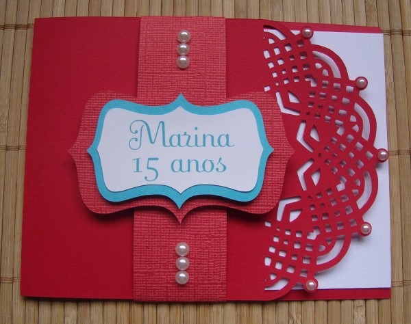 Convite 15 anos no elo7 Convite 15 anos no elo7