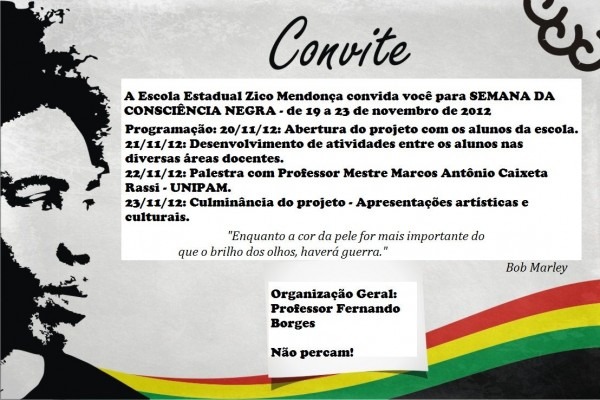 E e zico mendonça projeto consciência negra E e zico mendonça projeto consciência negra