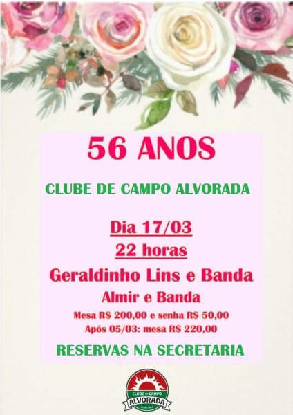 Aniversário do clube @ clube de campo alvorada Aniversário do clube @ clube de campo alvorada