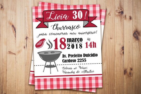 Arte de convite de aniversÃ¡rio