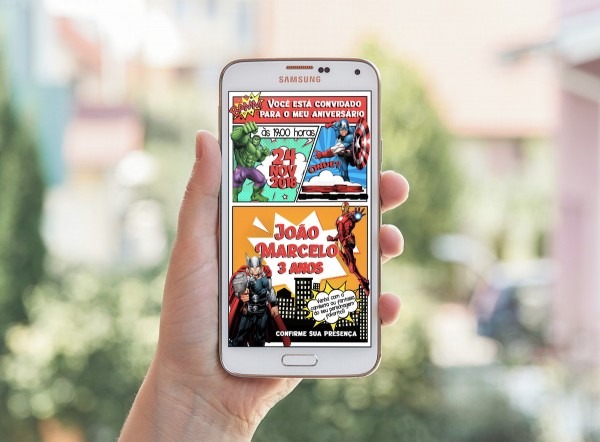 Convite aniversário digital 026 no elo7 Convite aniversário digital 026 no elo7