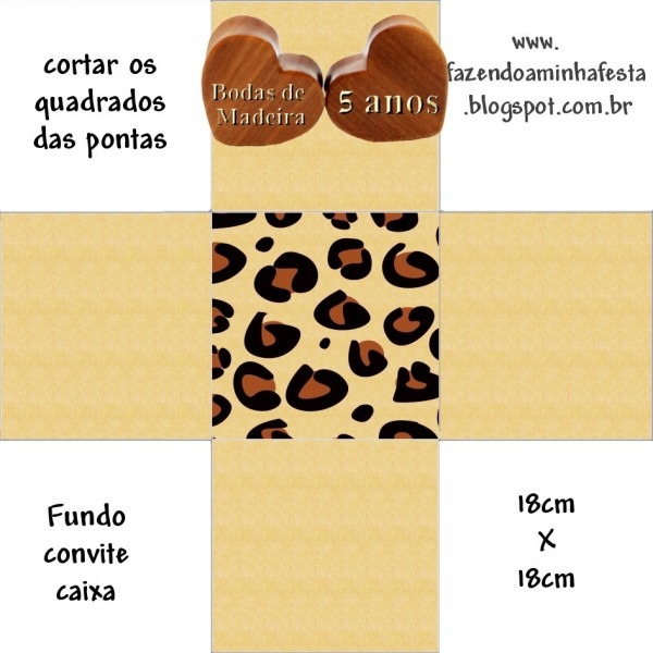 Kit completo com molduras para bodas de madeira â 5 anos de Kit completo com molduras para bodas de madeira â 5 anos de