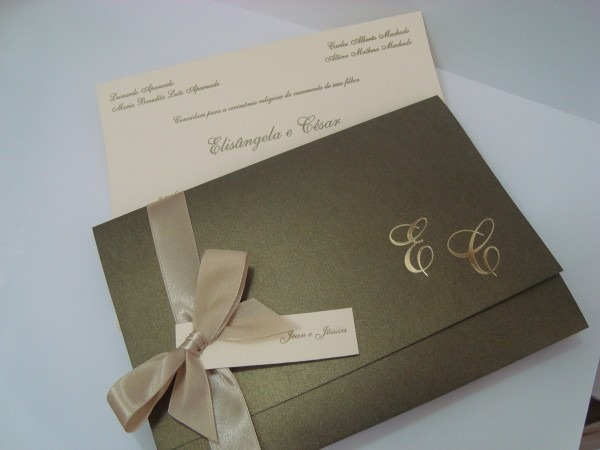 Convite casamento modelo chanel no elo7 Convite casamento modelo chanel no elo7