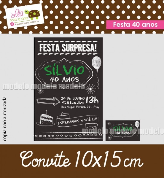 Festa de 40 anos Festa de 40 anos