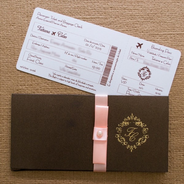 Convite check in Convite check in