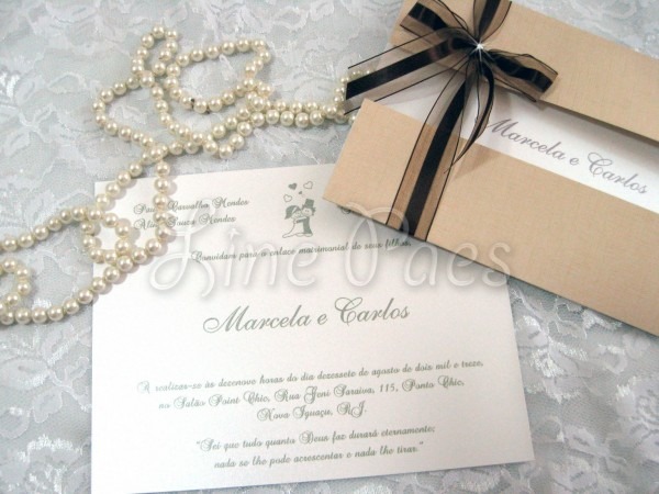 Convite de casamento Convite de casamento