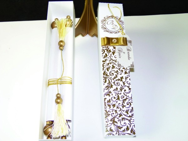 Convite de casamento pergaminho