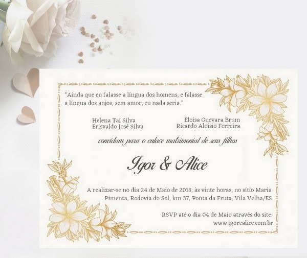 Convite digital Convite digital