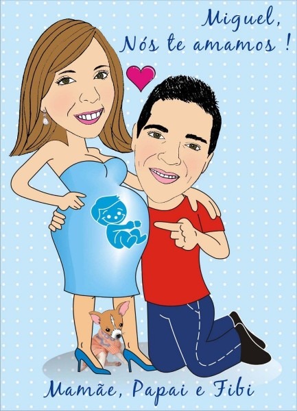 Convite digital para chÃ¡ de bebÃª (chÃ¡ de fralda)