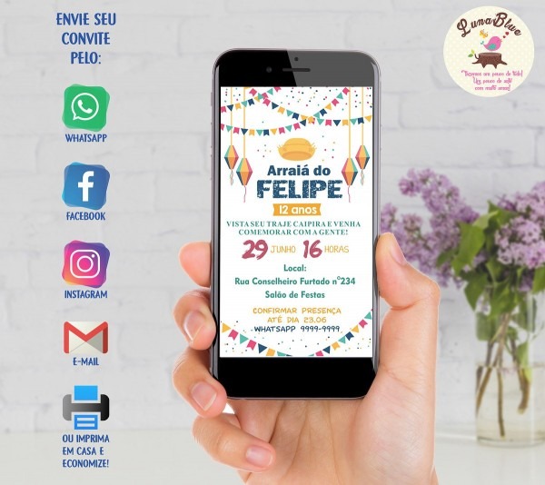 Convite whatsapp festa brinquedo Convite whatsapp festa brinquedo