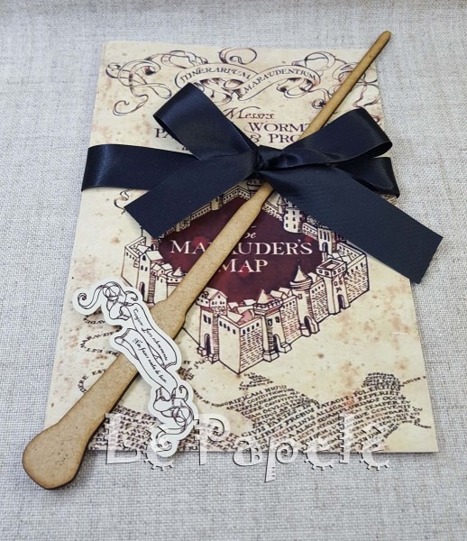 Convite mapa do maroto no elo7 Convite mapa do maroto no elo7