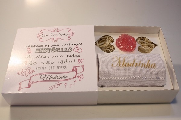 Convite padrinho madrinha toalha histórias 9 unidades Convite padrinho madrinha toalha histórias 9 unidades