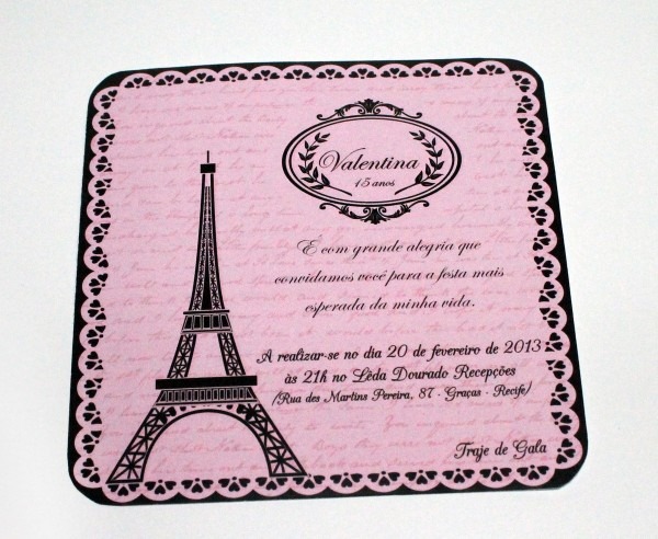 Convite paris Convite paris