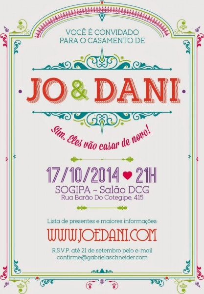 Sempre noiva o convite das nossas bodas de madeira Sempre noiva o convite das nossas bodas de madeira