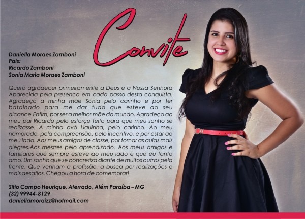 Dantasdesigner convites de formatura Dantasdesigner convites de formatura