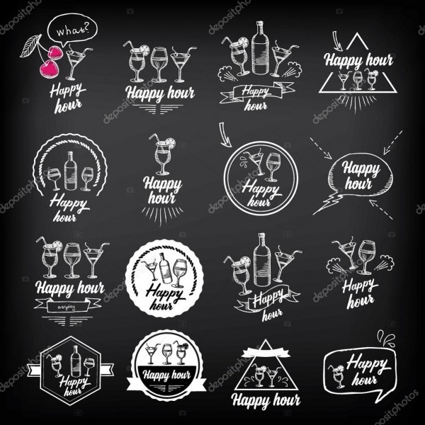 Happy hour party invitation â stock vector © marchi 70295607 Happy hour party invitation â stock vector © marchi 70295607