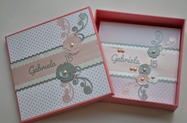 MemÃria criativa scrapbook caderno de assinaturas + caixa em MemÃria criativa scrapbook caderno de assinaturas + caixa em