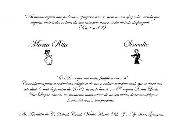 Ltimas de convite casamento para pai e m no elo7 camila tavares