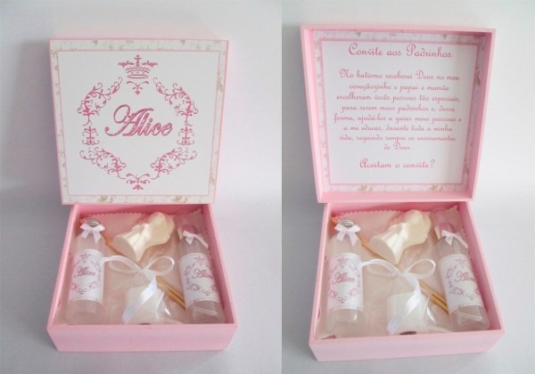 Kit 11 caixa convite padrinhos de batizado e batismo Kit 11 caixa convite padrinhos de batizado e batismo