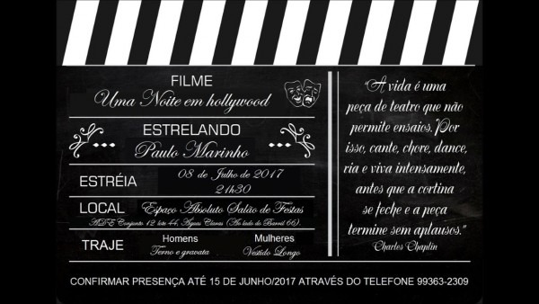 Convite da festa de aniversário do paulinho 2017 Convite da festa de aniversário do paulinho 2017