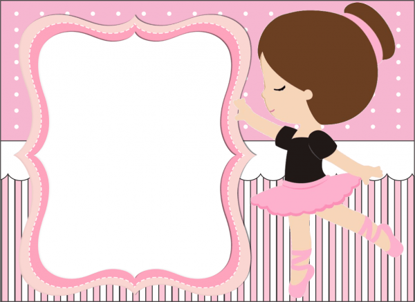 Mimos da marcela convite da bailarina Mimos da marcela convite da bailarina