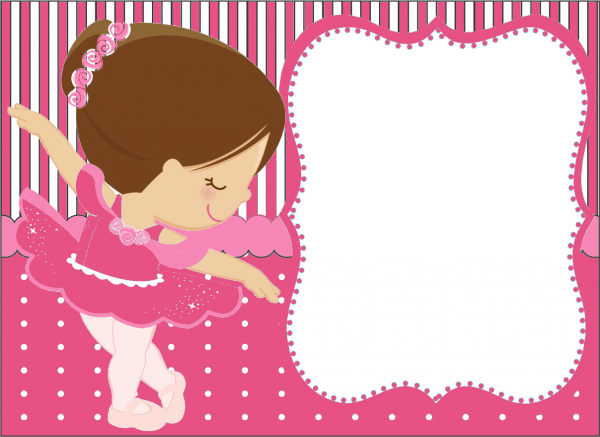 Mimos da marcela convite da bailarina Mimos da marcela convite da bailarina