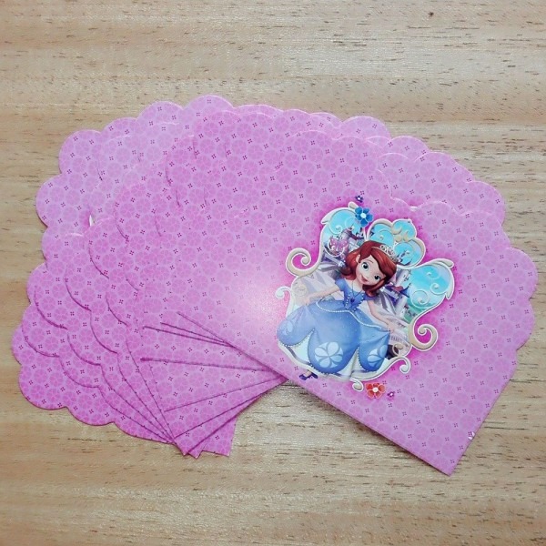 10 pc lote engraÃ§ado dos desenhos animados princesa crianÃ§as