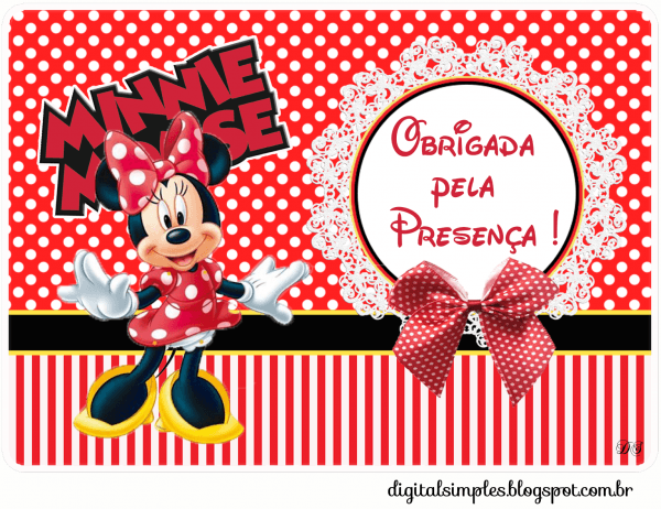 Kit aniversário personalizados tema minnie vermelha para Kit aniversário personalizados tema minnie vermelha para