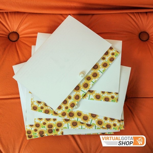 30 convites de casamento noivado bodas tema floral girassol