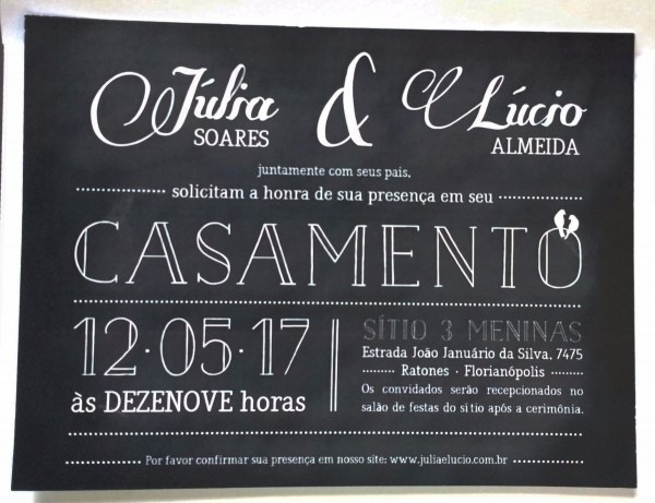 50 convites de casamento chalkboard (quadro negro lousa) 50 convites de casamento chalkboard (quadro negro lousa)