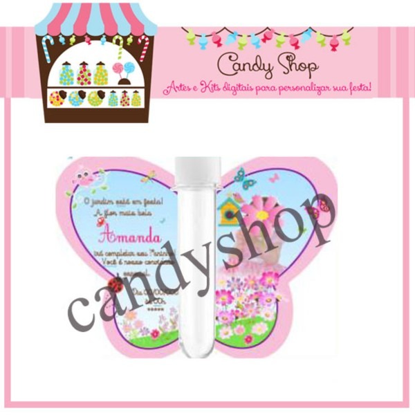 Arquivo corte convite porta tubete borboleta jardim no elo7