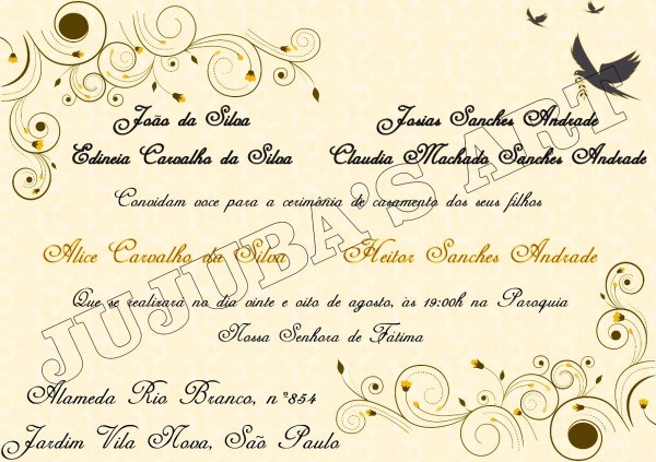 Arte digital convite casamento noivado para imprimir Arte digital convite casamento noivado para imprimir