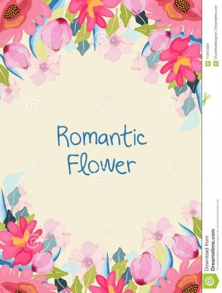 CartÃ£o do convite do casamento com moldes da flor no fundo branco