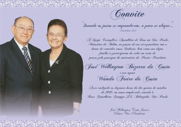 Pastor wellington junior  aniversÃ¡rio do pastor josÃ© wellington