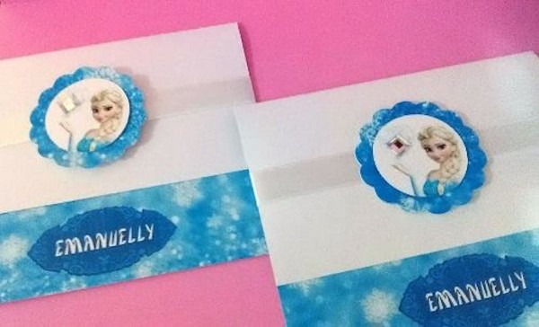 Convite da frozen Convite da frozen