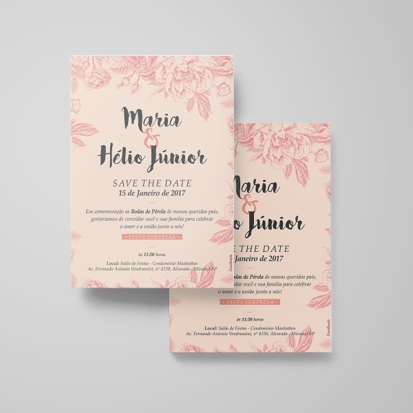 Convite de bodas para imprimir maria no elo7 Convite de bodas para imprimir maria no elo7