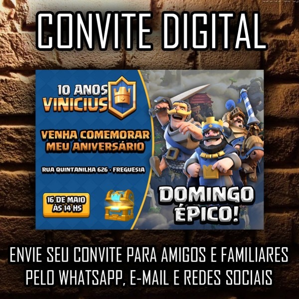 Convite digital Convite digital