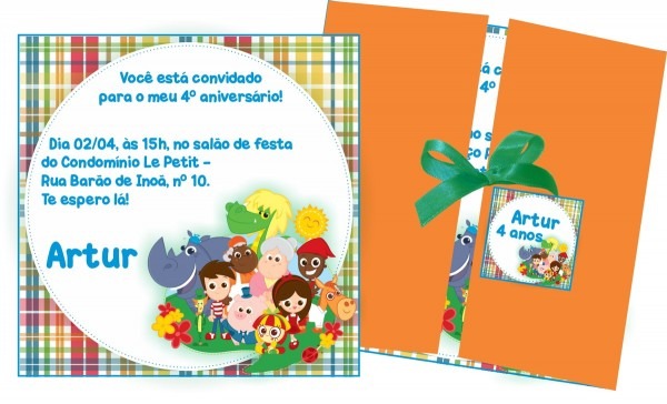 Convite sÃtio do pica Convite sÃtio do pica