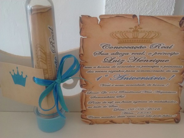 Convite tubete no elo7 Convite tubete no elo7