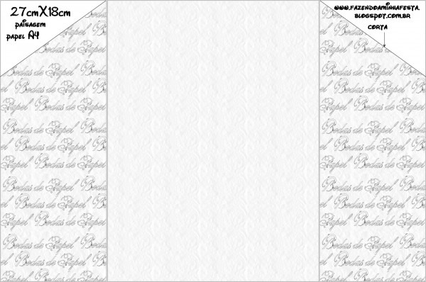 Convites para bodas diversas com envelope, prontos para imprimir Convites para bodas diversas com envelope, prontos para imprimir