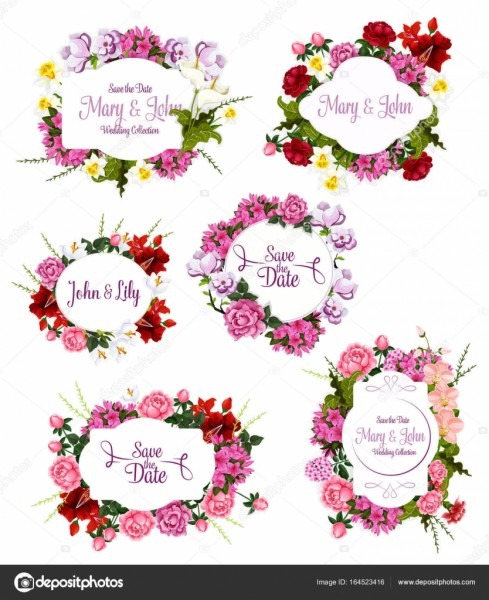 Quadro floral do convite o pré Quadro floral do convite o pré