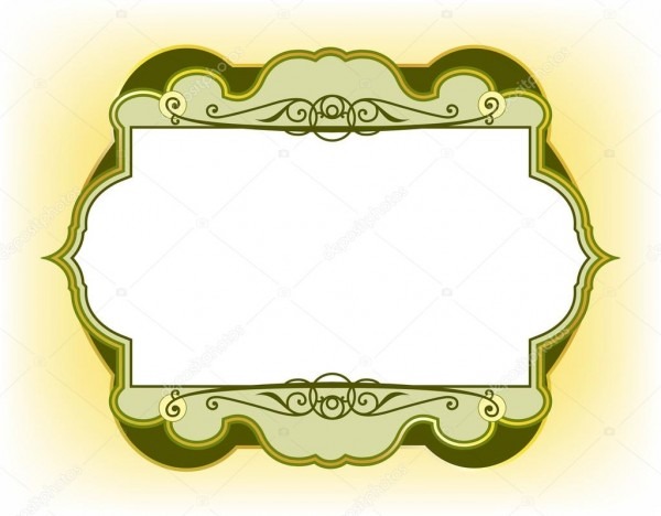 Modelo de convite de moldura vintage â vetor de stock