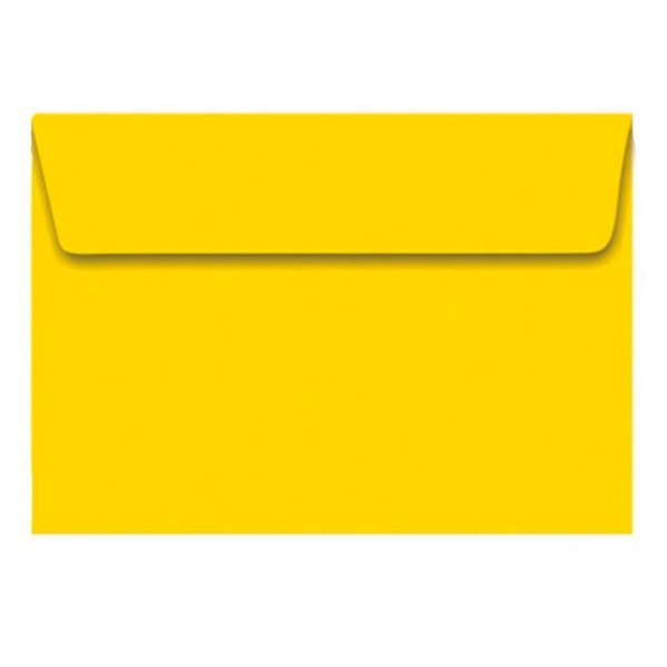 Envelope color convite 162x229 amarelo rio de janeiro com 10