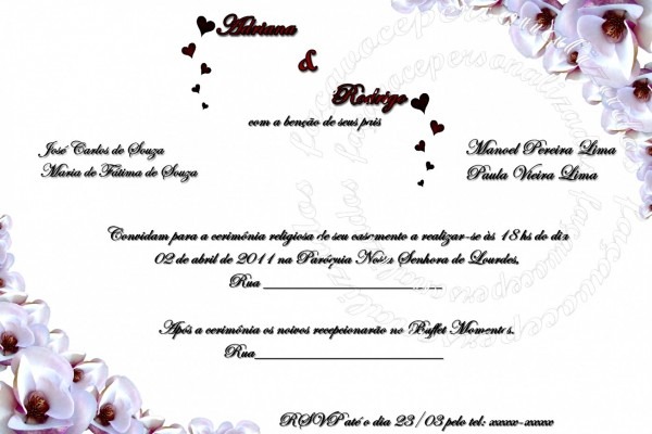 Incr vel convite de casamento para imprimir e preencher fundo Incr vel convite de casamento para imprimir e preencher fundo
