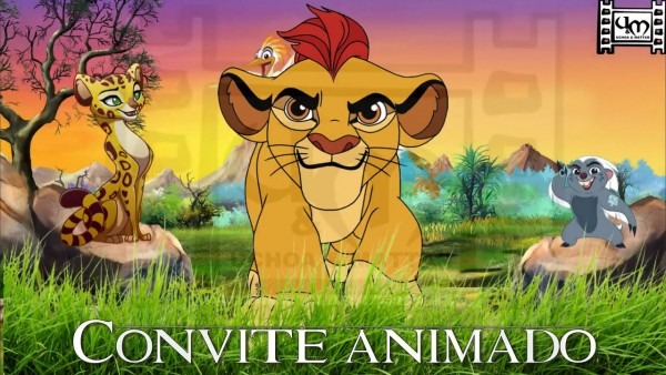 Modelo convite a guarda do leÃo Modelo convite a guarda do leÃo